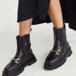 NWOT - H&M Horsebit Boots - Size 8